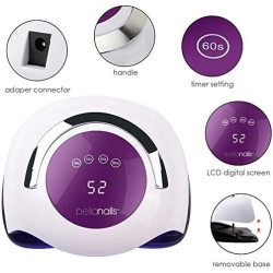 BELLANAILS Professional LED Gel Nail Lamp for Home or Salon Use