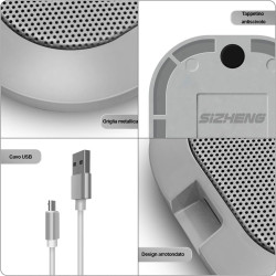 Omnidirectional USB Table Highly Sensitive Microphone